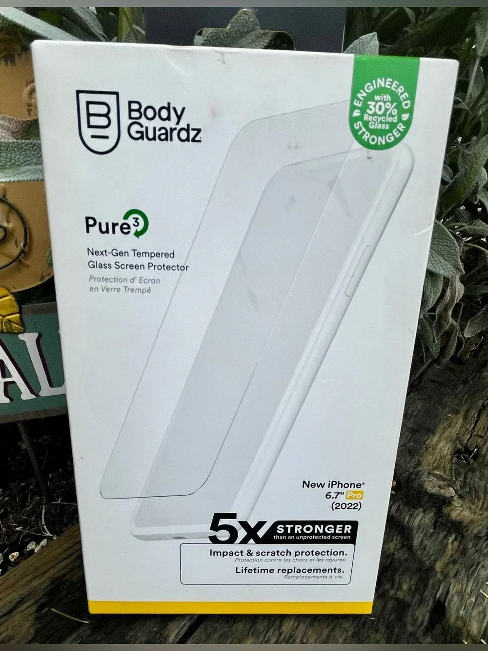 Pure3 Tempered Glass Screen Protector for iPhone 6.7